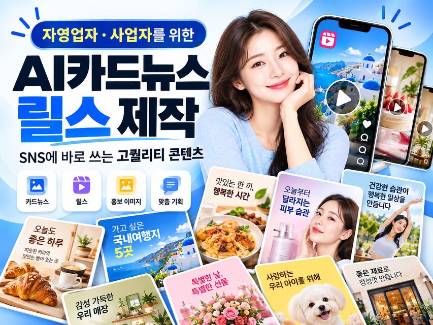 카드뉴스·릴스 홍보물